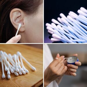 Estojo Organizador para Porta Cotonete Hastes 2 Und