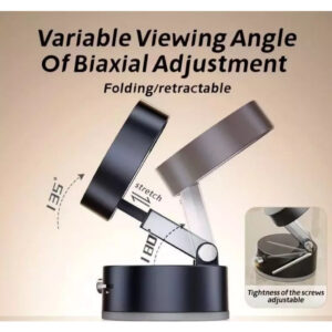 360 ° Rotação Dupla Face Vácuo Magnético Carro Montado Suporte De Adsorção Preguiçoso Multifuncional