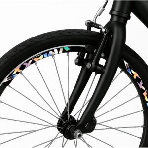 Adesivo Autocolante Aro Vmaxx MTB LT Freio a Disco ou Vbrake Letras Holográfico