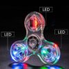 Novidade Múltiplas Mudanças LED Fidget Spinner Luminoso Mão Superior Spinners Brilho No Escuro EDC Alívio Do Estresse Br