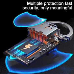 27W Portas Duplas Mini Carregador De Carro USB Carregamento Super Rápido Adaptador De Carga De Telefone De Liga De Alumí