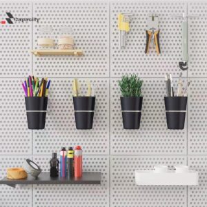 Capacidade 1 Conjunto Pegboard Suporte De Copo Acessórios Para Sala Artesanato Gancho Cestas Fita Organizador Parafuso F