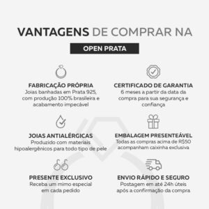 Colar Cruz Cravejado com Banho em Prata 925