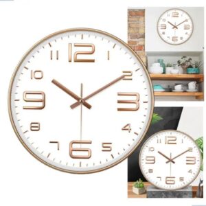 Relogio Parede Analógico  20cm Decoração Sala Escritório Sortido Plastico Várias Cores
