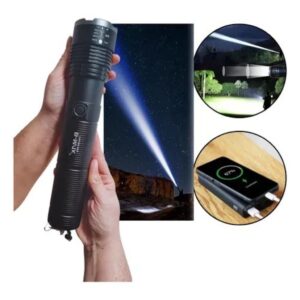 Lanterna Led Tática Mais Forte Do Mundo 2km Militar Potente BM-8534