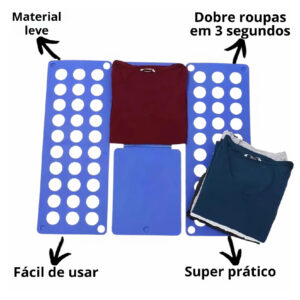 1 Und Dobrador Facil Camisas Camisetas Organiza Roupa Toalha Rapido Pratico Adulto