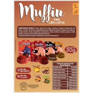 Muffin Para Gatos Sabor Salmão 30 g
