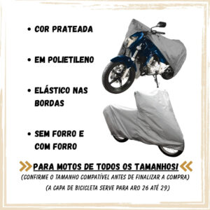 Lona Scooter Elétrica – Capa Moto Impermeável ANTI CHUVA ANTI SOL