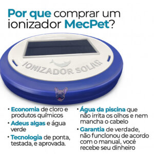 Ionizador para Piscina Limpa Sem Cloro Ionizador Solar Até 100.000 Litros