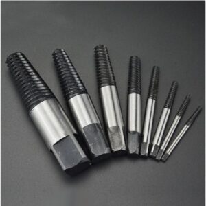 Kit Extrator de Parafusos Quebrados Lorben | Aço Carbono | 5 Peças