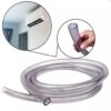 Mangueira dreno transparente ar condicionado 5/8 2mm flexível para saída de água 1 3 5 10 Metros