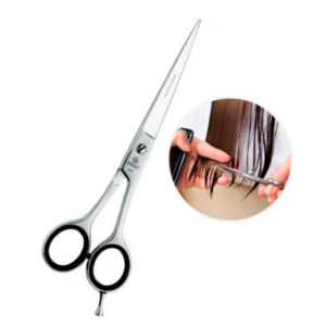 Tesoura para cortar cabelo fio a laser e desbastadora para barbeador e cabelereiro – salão