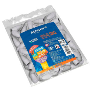 Borracha Ponteira Para Lapis Caneta Mercur 100 Unidades