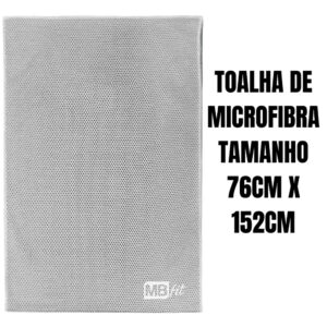 Kit 2 toalhas microfibra grande secagem rápida gelada fit esporte academia alta absorção