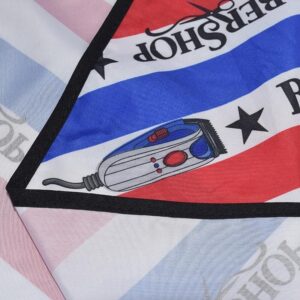 Capa De Corte Barbearia Personalizada Barbershop Branco Profissional