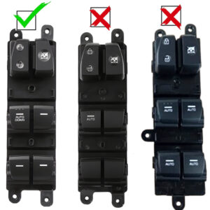 Interruptor Vidro Eletrico Para Hyundai Creta 2017/