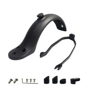 Xinghergood Guarda Fender Paralama Traseiro + Suporte + Gancho Para Patinete Elétrico Xiaomi M365