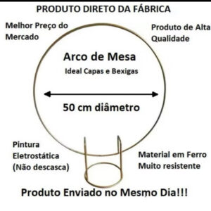 Miini Arco de Mesa 50cm Painel decorativo para festa aniversário casamento eventos ferro bexigas