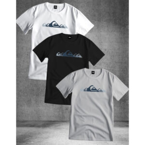 Kit 3 Camisas QK Masculina 100% Algodão confortavel leve e maçio