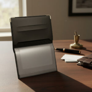 Carteira Porta Documento De Carro Hyundai  Em Couro