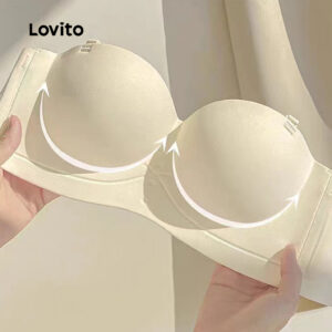 Lovito Sutiã Básico Casual E Respirável Para Todas As Estações Para Mulheres LNE37064