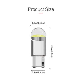 10 Pcs T10 W5W 168 501 2825 COB LED Lâmpada Para Porta Lateral De Estacionamento Em Cunha De Carro