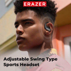 ERAZER XT60 Fones De Ouvido Sem Fio Bluetooth Esportivos À Prova D’água De Baixa Latência Com Cancelamento De Ruído