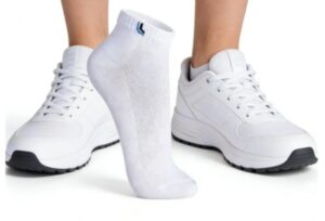 Meias De Algodão De Corte Baixo Para Homens E Mulheres , 6 Pares – Coleção De Novas Cores Malha Respirável Preto/Branco/