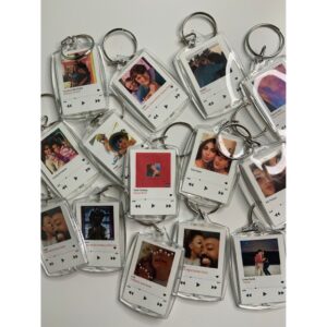 Chaveiro Personalizado Acrilico 3×4 com foto – frase – QR code ou spotify code acrilico