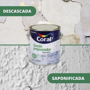 Fundo Preparador Parede Coral Base d’Água Pré Pintura 3,6 Litros
