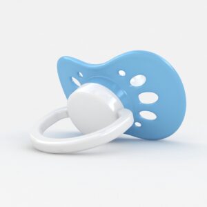 Chupeta Redonda Ventilada Bico de Silicone Premium Redondo Bebê Pacote c/10 Chupetas Menina Menino +6 M