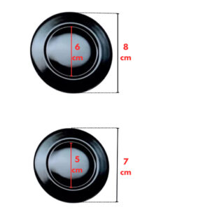 Kit 5 Espalhadores Tampinhas Compatível com Fogão Brastemp Eva E Ative