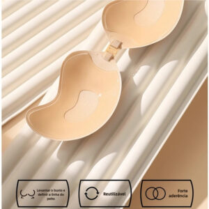 Adesivos Para O Peito Em Forma De Manga De Silicone Levantam Pétalas De Auto-Adesivas Sem Alças Tampa Invisível