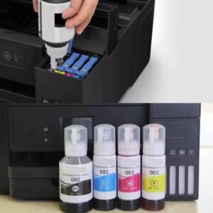 4 Frascos Vazio Bicos Dosadores 70ml Impressoras Epson Canon L3110 L3150 L3210 L3250