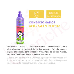 Kit Kids Cabelo Liso Bio Extratus Completo Para Criança