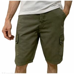 Bermuda Masculina Cargo Brim Sarja Premium