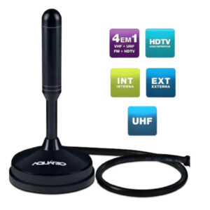 Antena Digital Interna Externa Full HD Sinal Forte Smart tv 4K UHF VHF Com Cabo