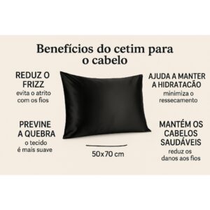 Fronhas de Cetim Anti Frizz Super Brilho 4 Fronhas 50×70 Diversas Cores