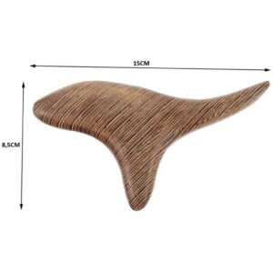 Gua Sha de Madeira 3 Pontas Massageador Reflexologia e Alívio da Dor