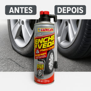 Enche E Veda Pneu Reparador Instantâneo Cheio Luxcar