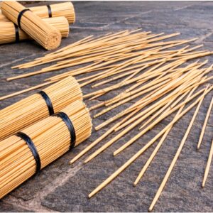 Pacote de Vareta de Bambu 50cm com 200 Unid.