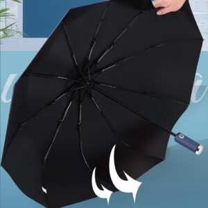 Guarda Chuva Automático Reforçado Contra Vento – Compacto, Cabe na Bolsa | guarda chuva reforcado | guarda chuva grande
