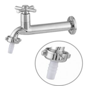 Torneira Longa Para Parede Para Jardim Ou Lavanderia Com Bico 3/4 Cromada – 1058