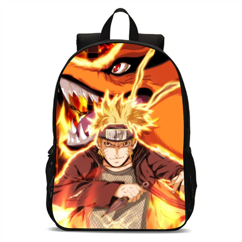 Mochila Infantil Naruto Anime Meninos Escolar Personagem Desenho Animado