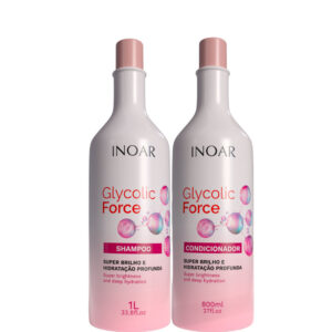 KIT INOAR GLYCOLIC FORCE SH LT + COND 800ML BZL