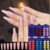 100pçs De Unhas Postiças Com Cobertura Total De Acrílico/Fosca/Cor Pastel COD