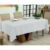 Toalha de Mesa Retangular 6 Lugares Oxford 2,20m x 1,40m Acabamento Lateral – Branca