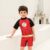 Orangemom Summer Baby boy Girl Traje De Banho Sem Mangas One Piece De Praia Infantil + Boné Bebê Roupa Menino