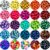 Até 200 Unidades Bola Emborrachada 08MM Miçanga Terço Pulseira Phone Strap Borracha