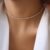 Gargantilha Choker Riviera Cristal Strass Banhado A Ouro 18k Antialérgico